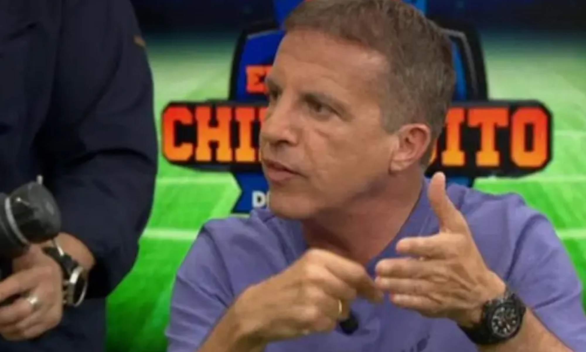 Cristóbal Soria criticando al Real Madrid en El Chiringuito.