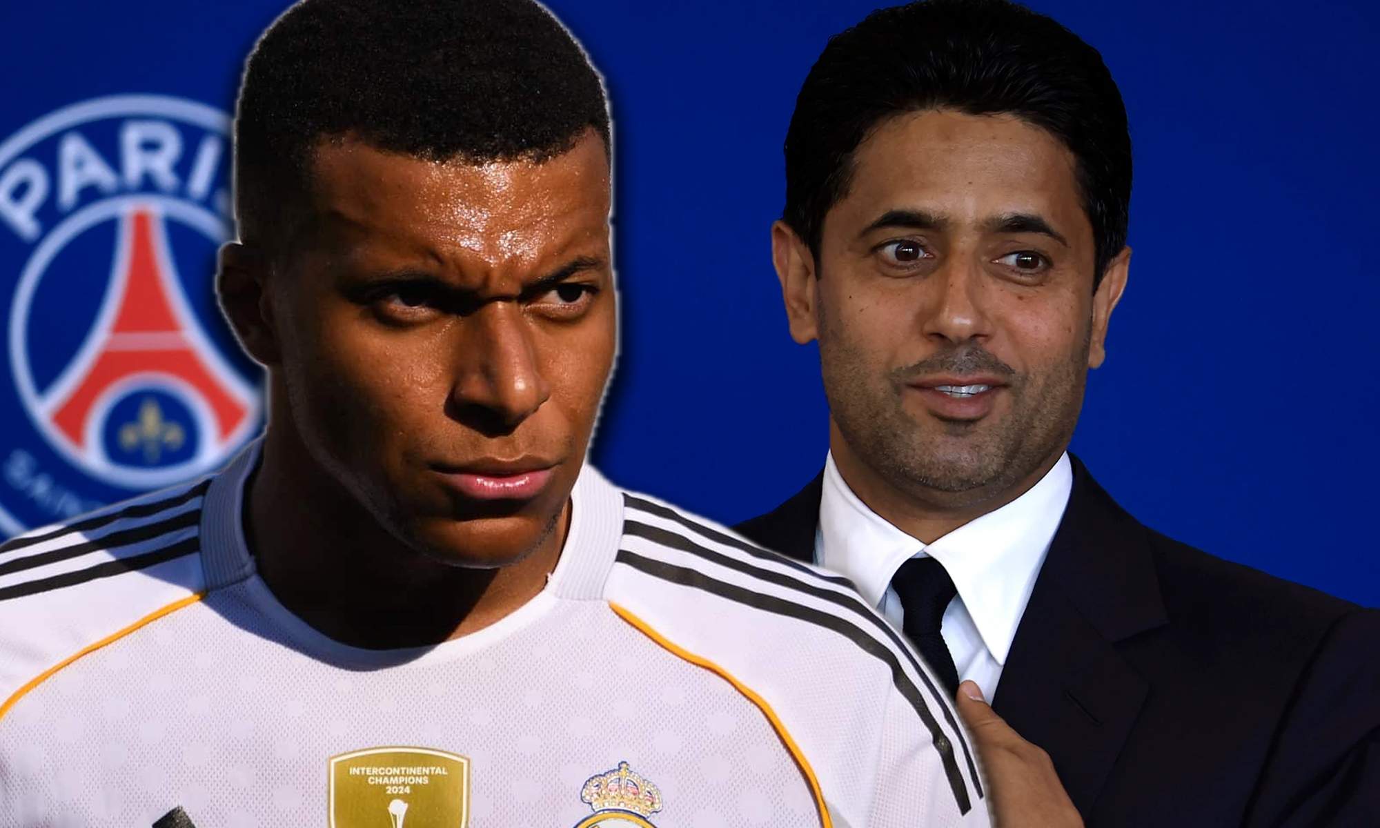 Mbappé y Al-Khelaïfi