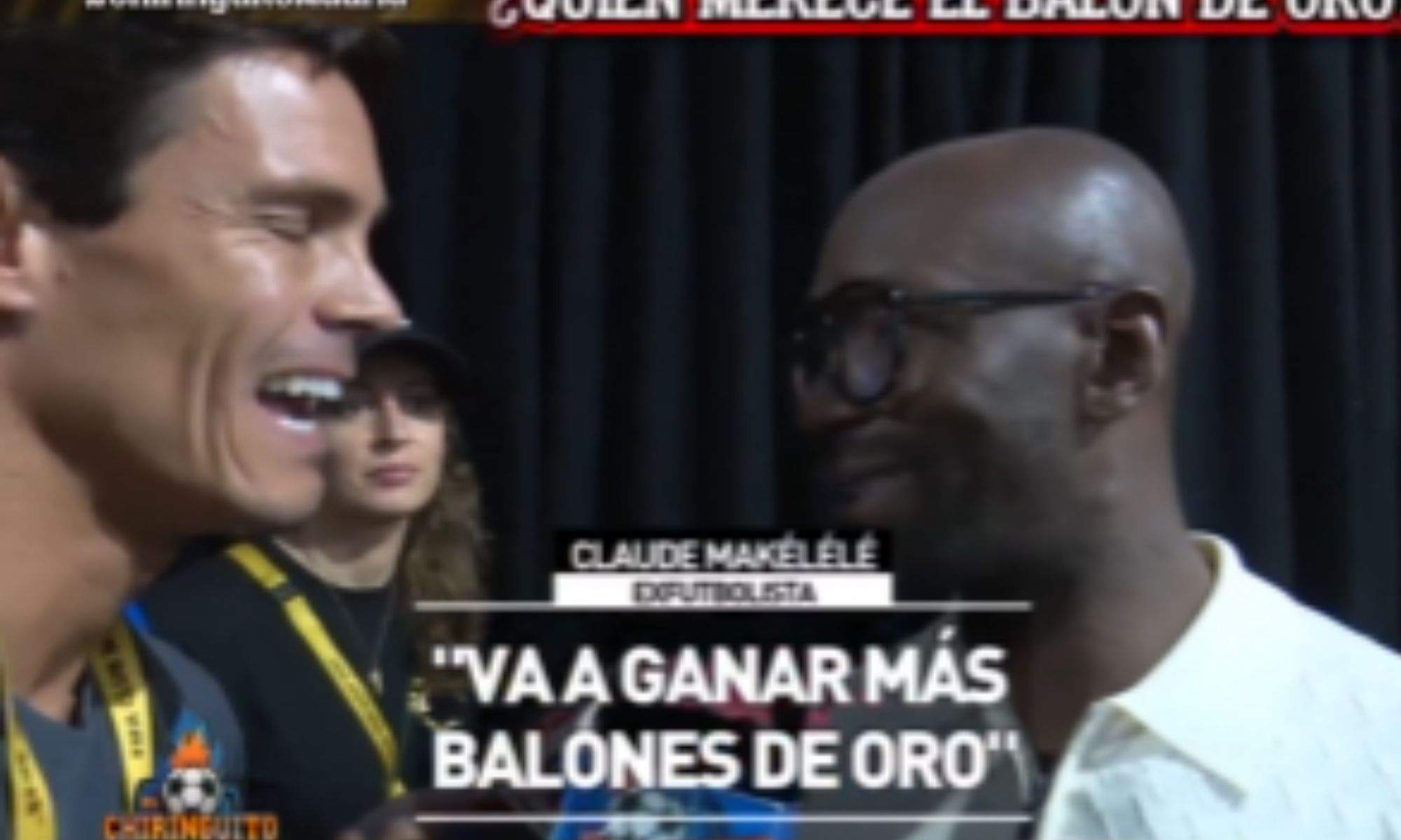 Makelele y Edu Aguirre