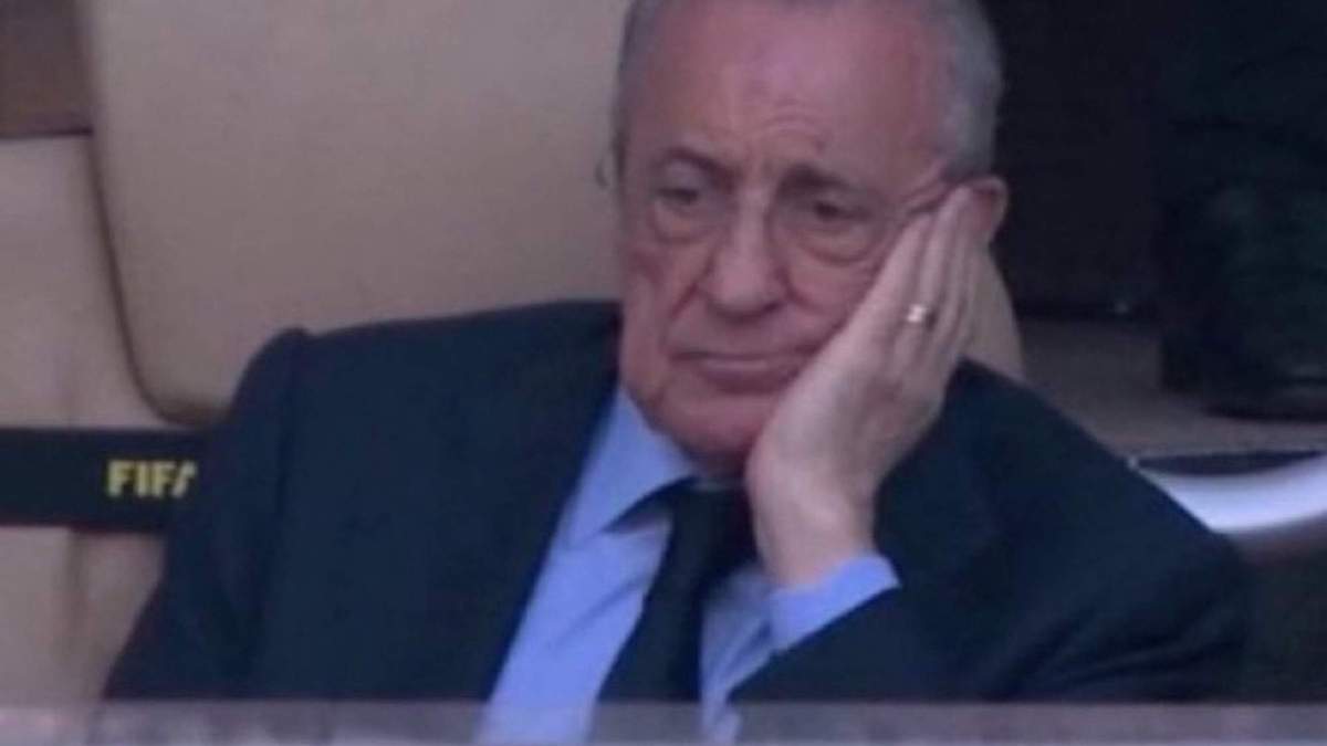 El gesto de Florentino Pérez en el palco