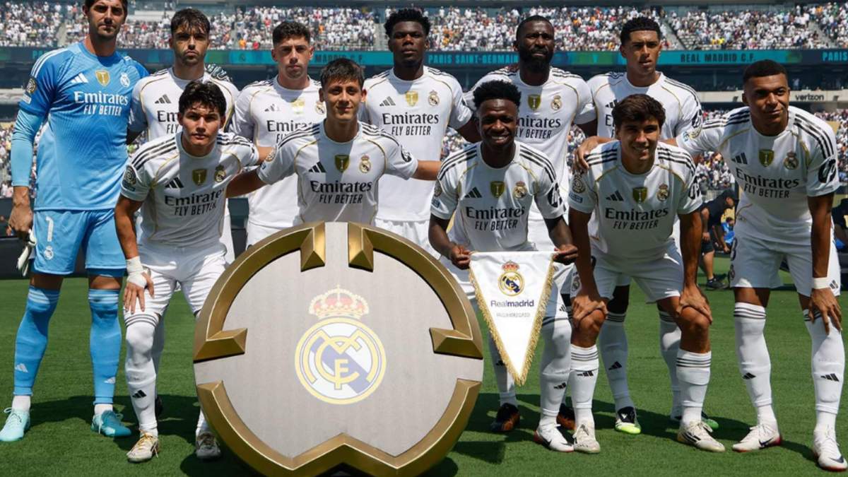 Once del Real Madrid ante el PSG