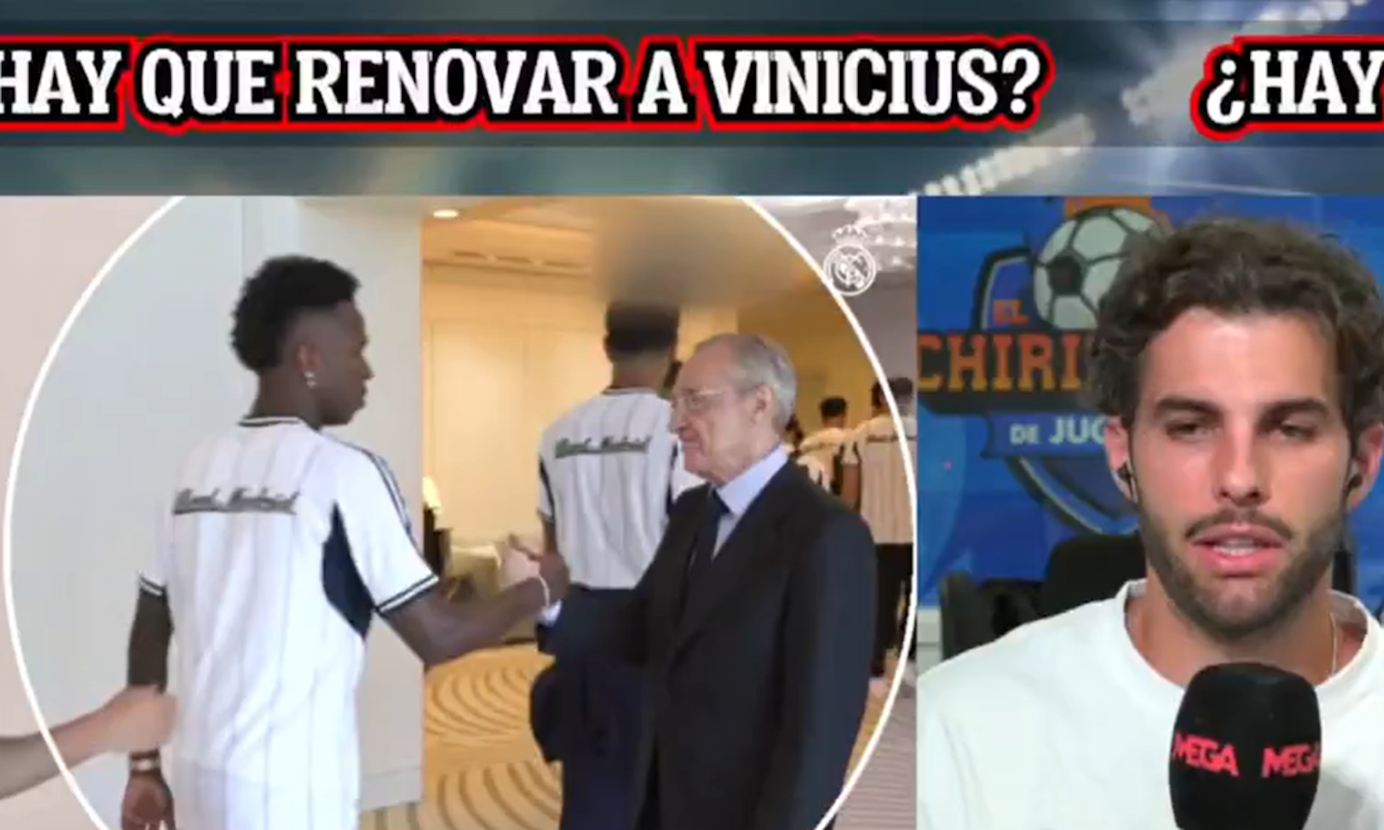 El Chiringuito y Vinicius y Florentino El Chiringuito y Vinicius y Florentino