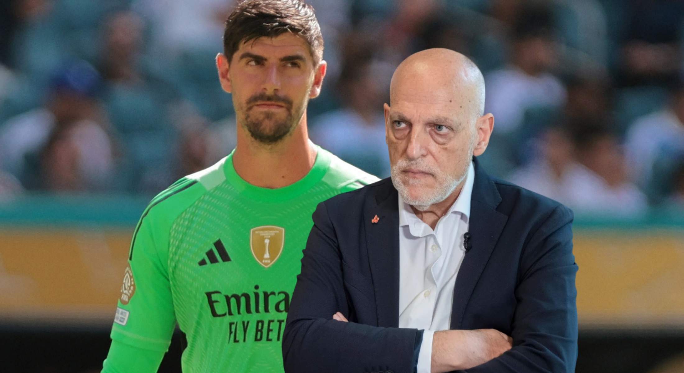 Tebas vacila a Courtois