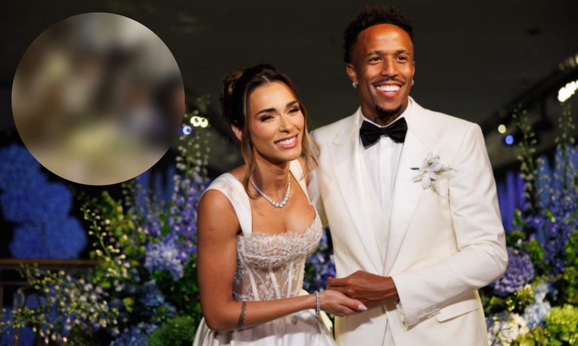 Jugadores del Real Madrid en la boda de Militao