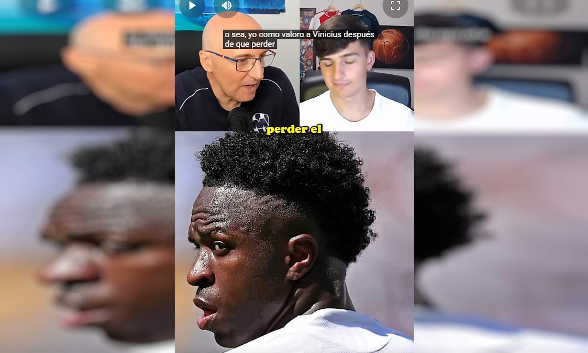 Maldini con Vinicius en su vídeo