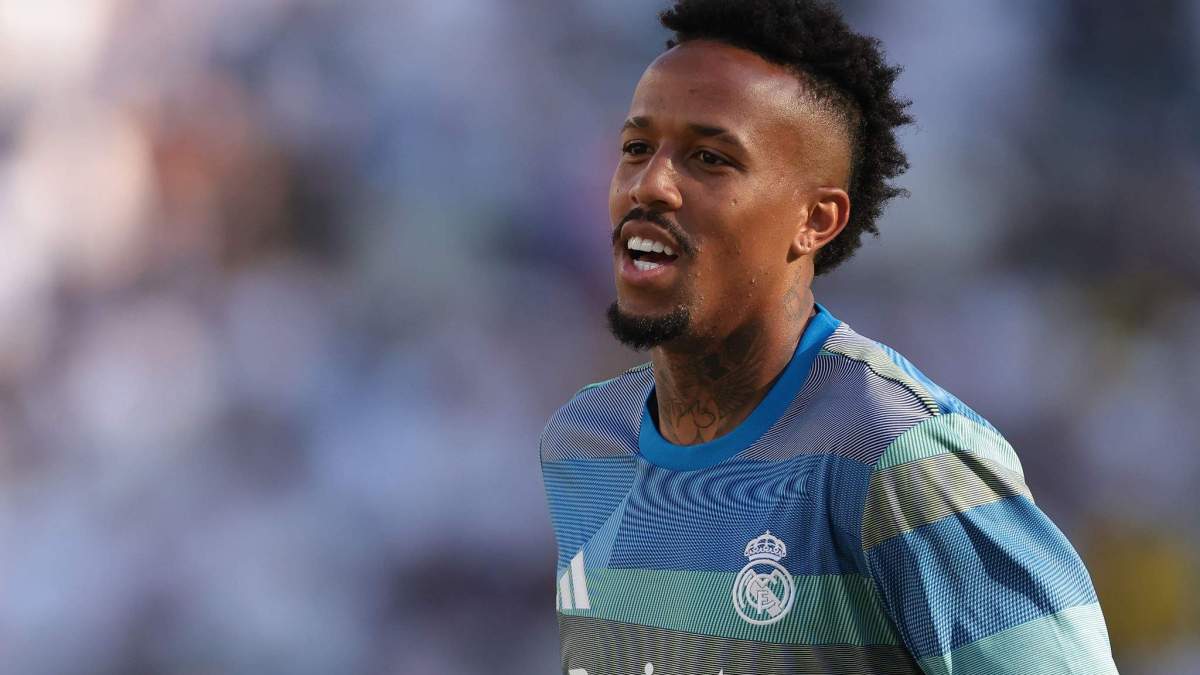 Eder Militao durante un calentamiento con el Real Madrid. Eder Militao durante un calentamiento con el Real Madrid.