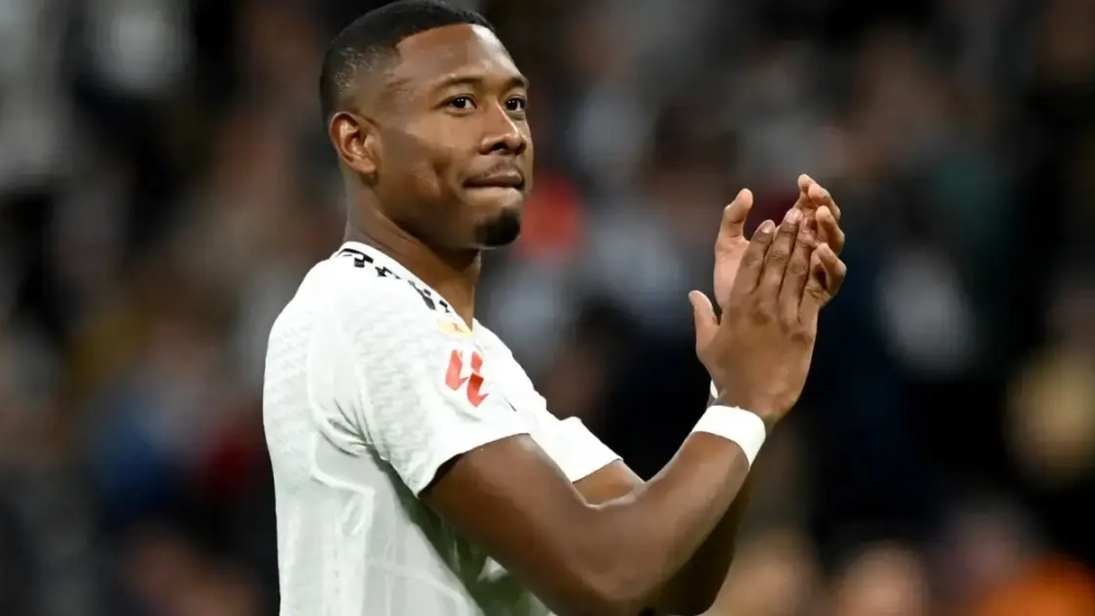 David Alaba aplaudiendo con el Real Madrid David Alaba aplaudiendo con el Real Madrid