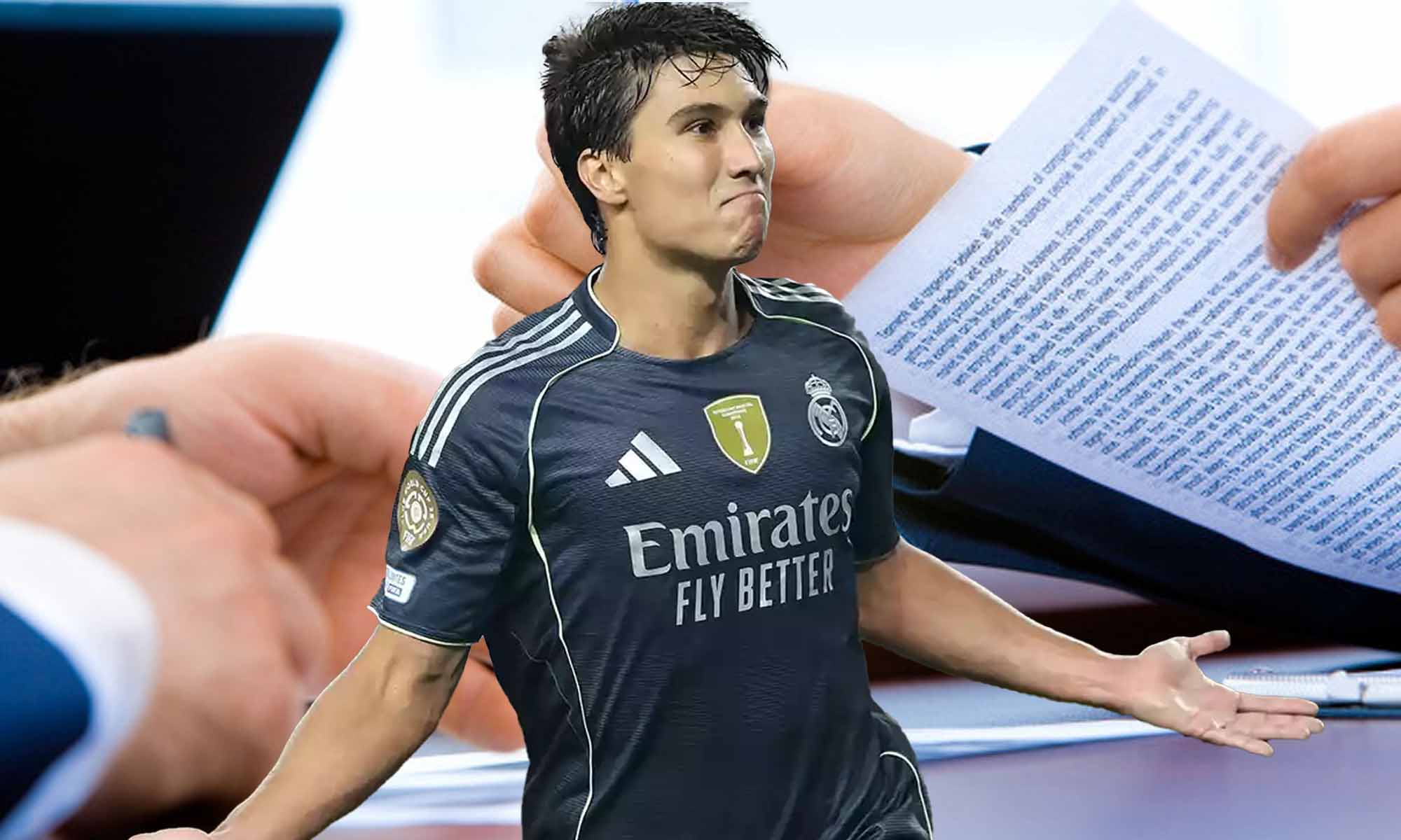 Gonzalo con firma de contrato detrás