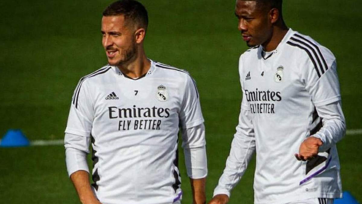 Eden Hazard y David Alaba