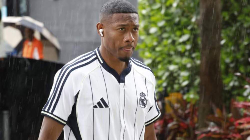 David Alaba con el Real Madrid