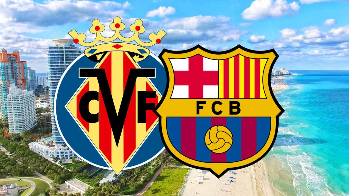 Villarreal y Barça con fondo Miami
