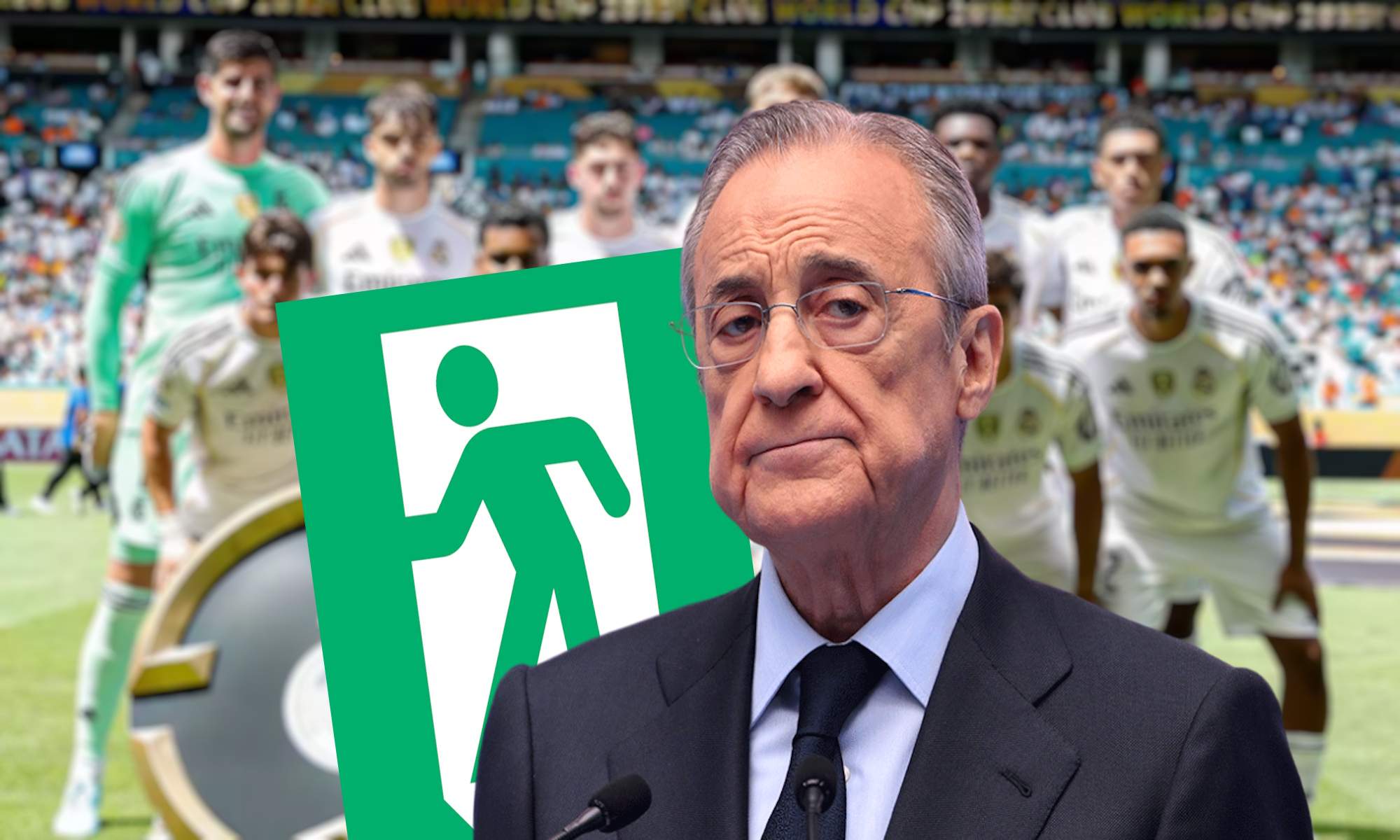 Florentino Pérez con operación salida