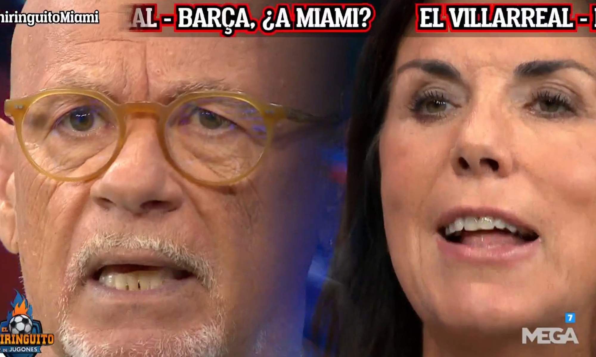 Alfredo Duro y Cristina Cubero en el Chiringuito Alfredo Duro y Cristina Cubero en el Chiringuito