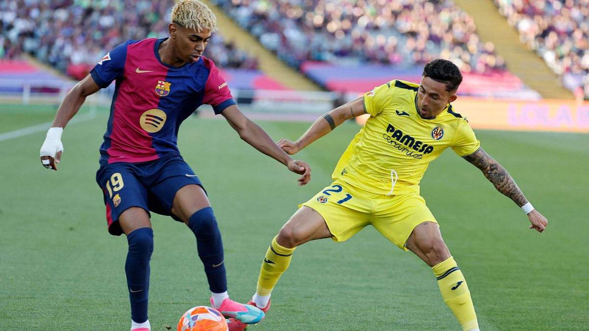Lamine contra el Villareal Lamine contra el Villareal