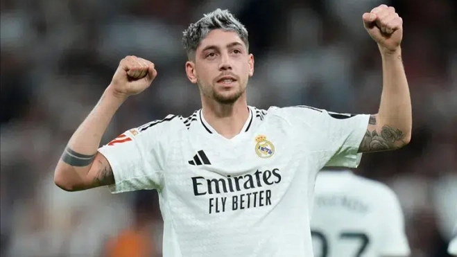 Fede Valverde con el Real Madrid