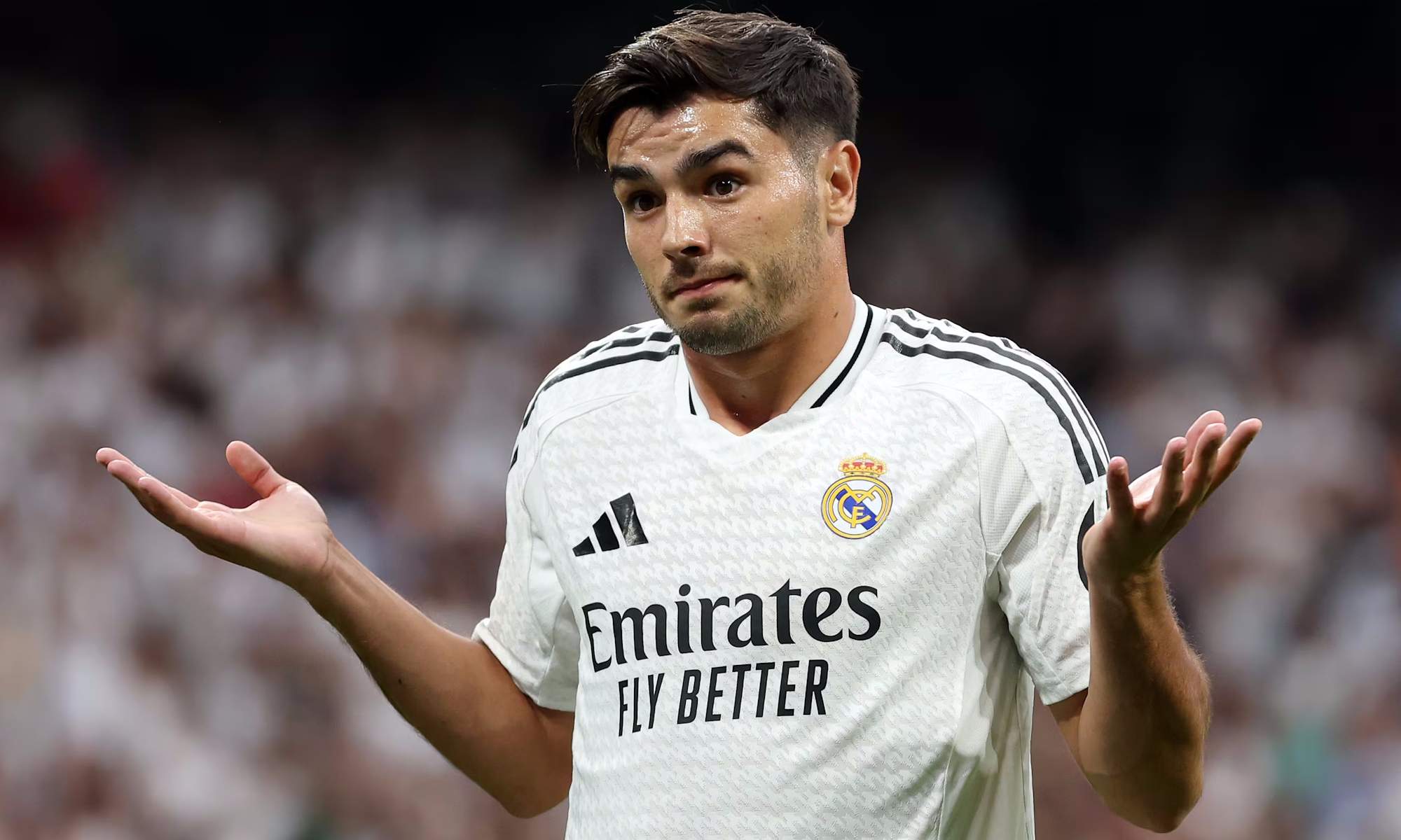 Brahim Díaz celebrando un gol