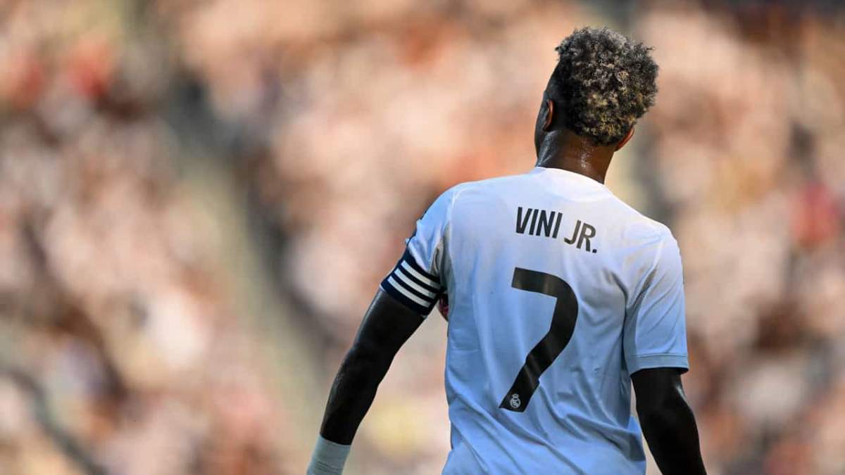 Vinicius Júnior con el Real Madrid