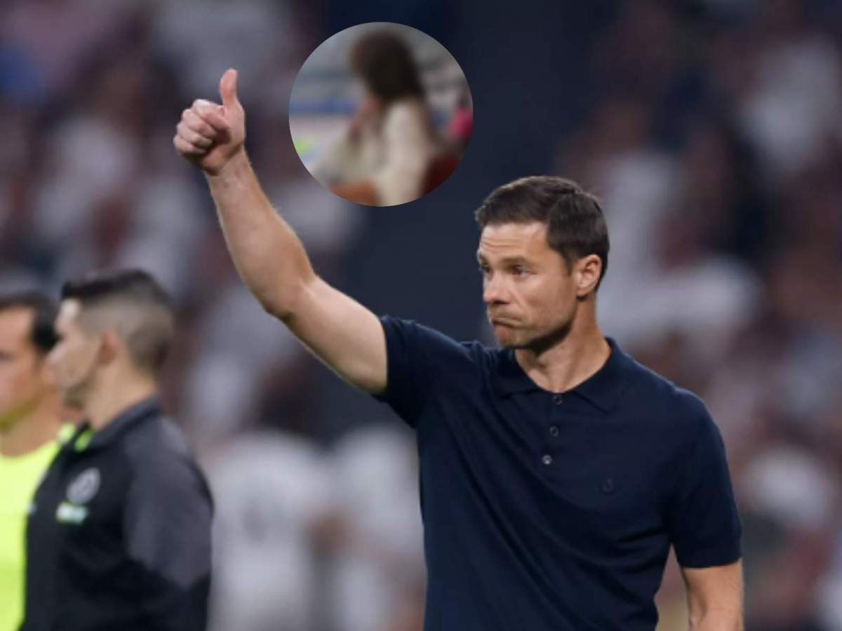 Así fue el elegante look de Nagore Aramburu en el debut de su marido Xabi  Alonso en el, image size:1200x900