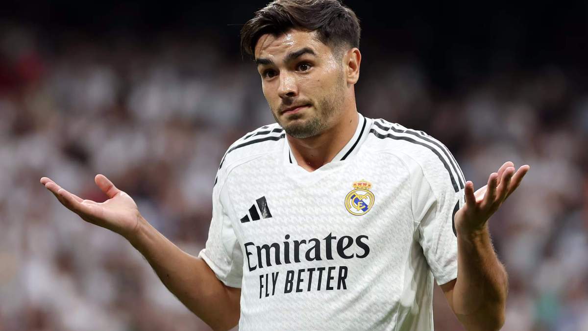 Brahim Díaz celebrando un gol con el Real Madrid Brahim Díaz celebrando un gol con el Real Madrid