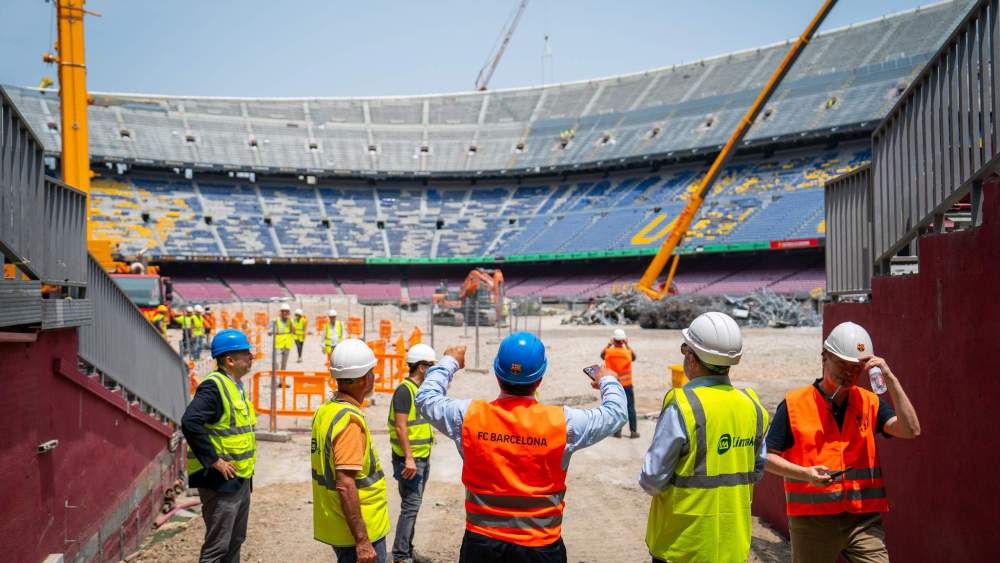Las obras del Camp Nou Las obras del Camp Nou