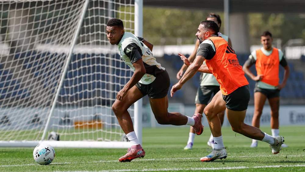 mbappe carvajal entreno valdebebas
