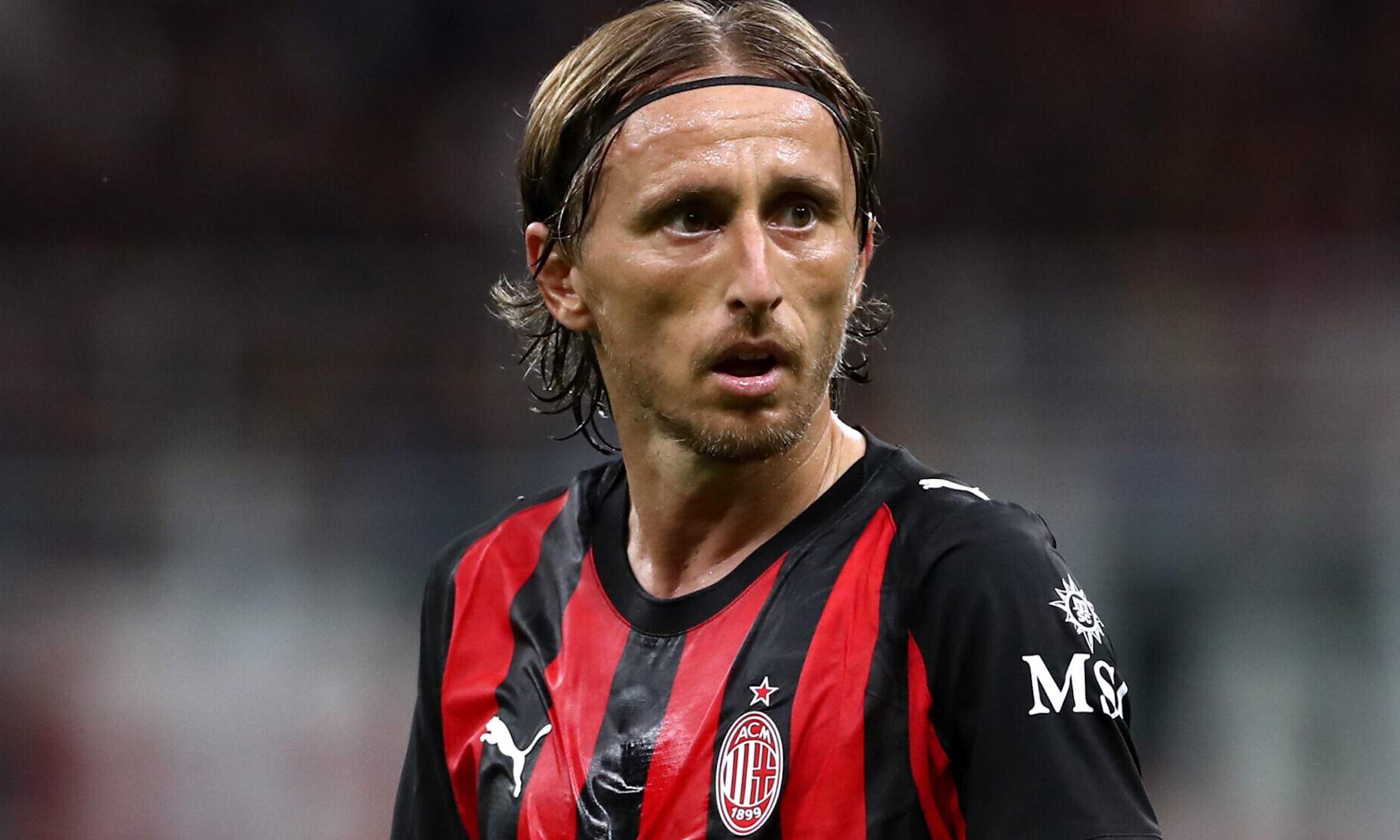 Modric con el Milán