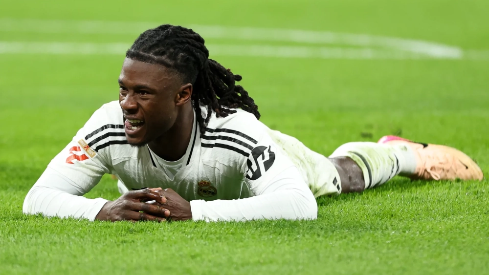 Eduardo Camavinga durante un partido con el Real Madrid. Eduardo Camavinga durante un partido con el Real Madrid.