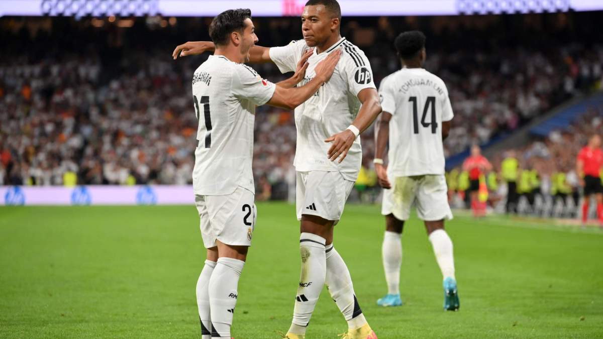 brahim mbappe abrazo realmadrid