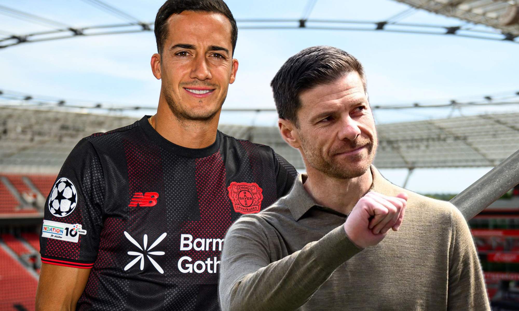 Lucas Vázquez se acuerda de Xabi Alonso en su presentación con el Bayer
