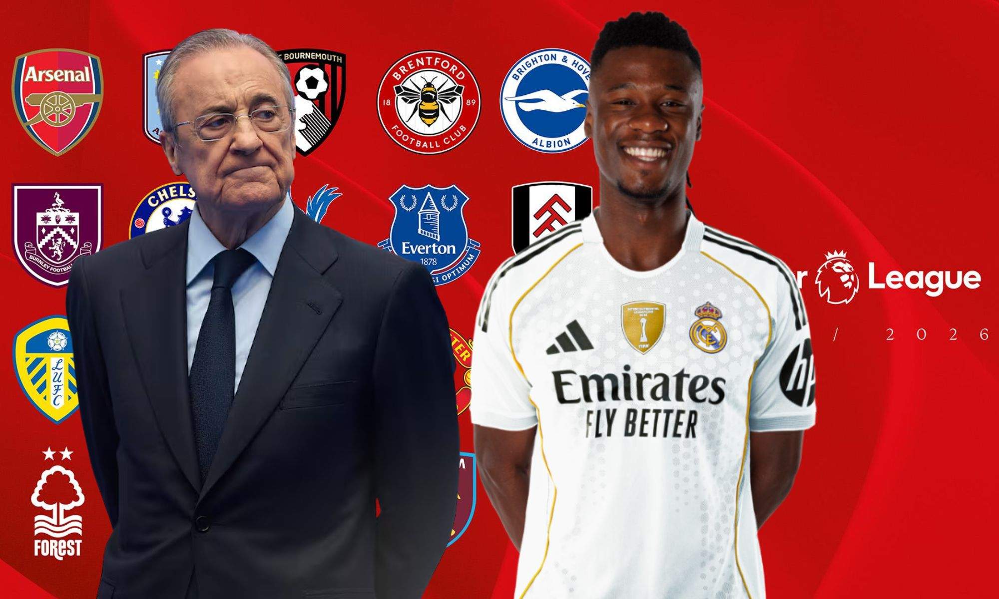 Florentino Pérez, Camavinga y Premier League