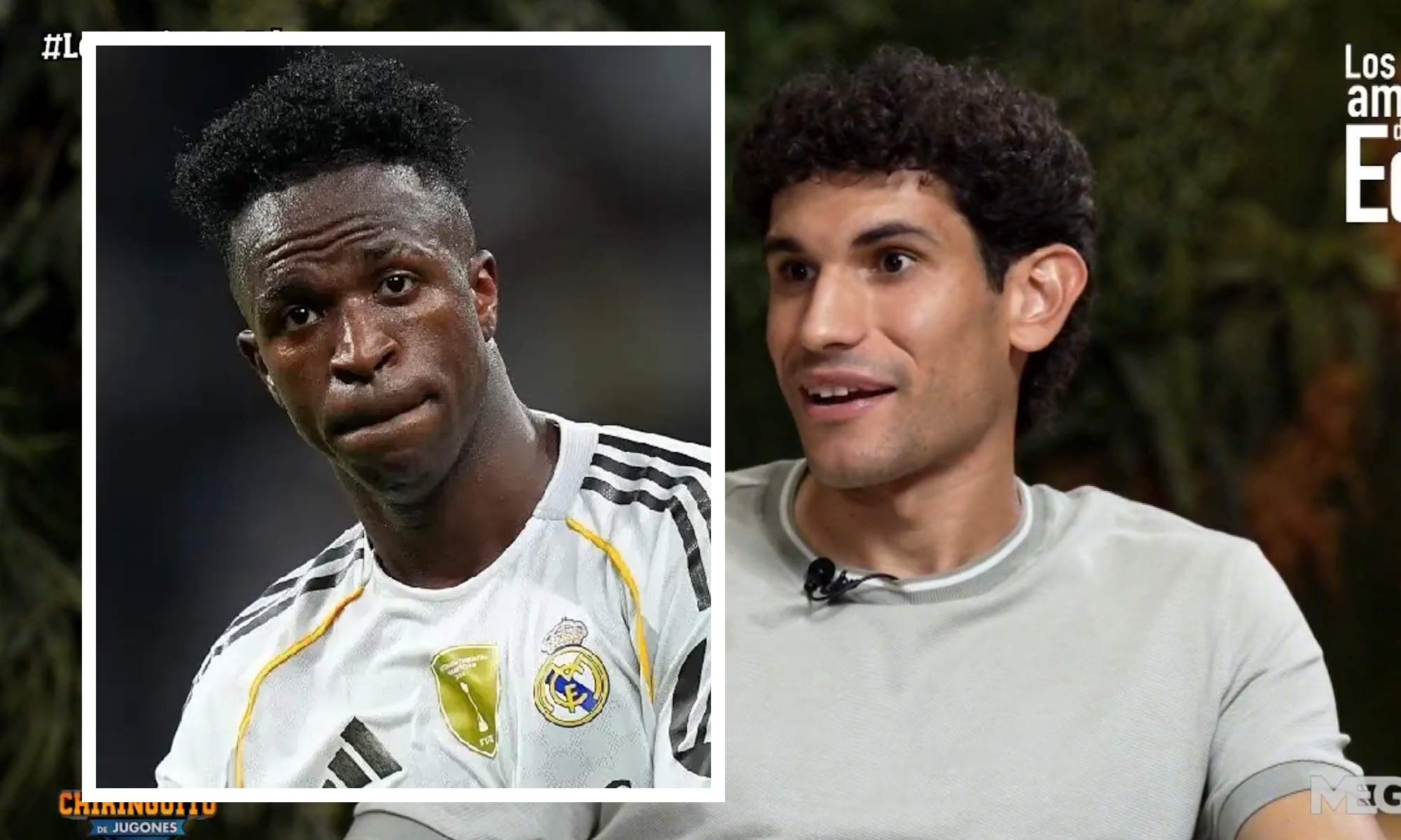 Vallejo y Vinicius serio en recuadro Vallejo y Vinicius serio en recuadro