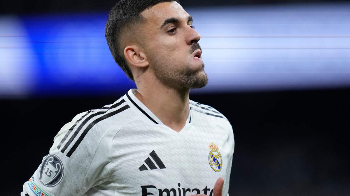 Dani Ceballos con el Real Madrid