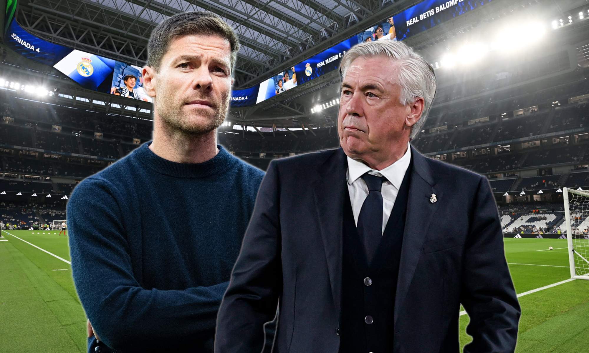 Xabi Alonso V.S. Ancelotti, diferencias y similitudes entre los dos técnicos Xabi Alonso V.S. Ancelotti, diferencias y similitudes entre los dos técnicos