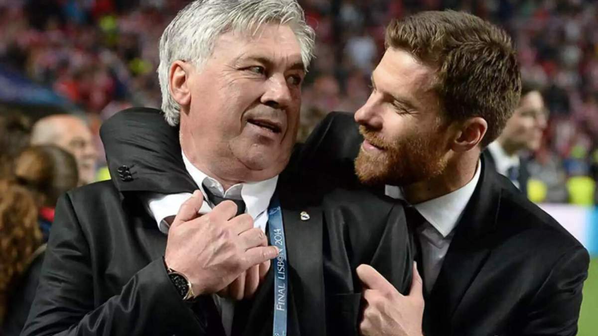 Carlo Ancelotti y Xabi Alonso Carlo Ancelotti y Xabi Alonso
