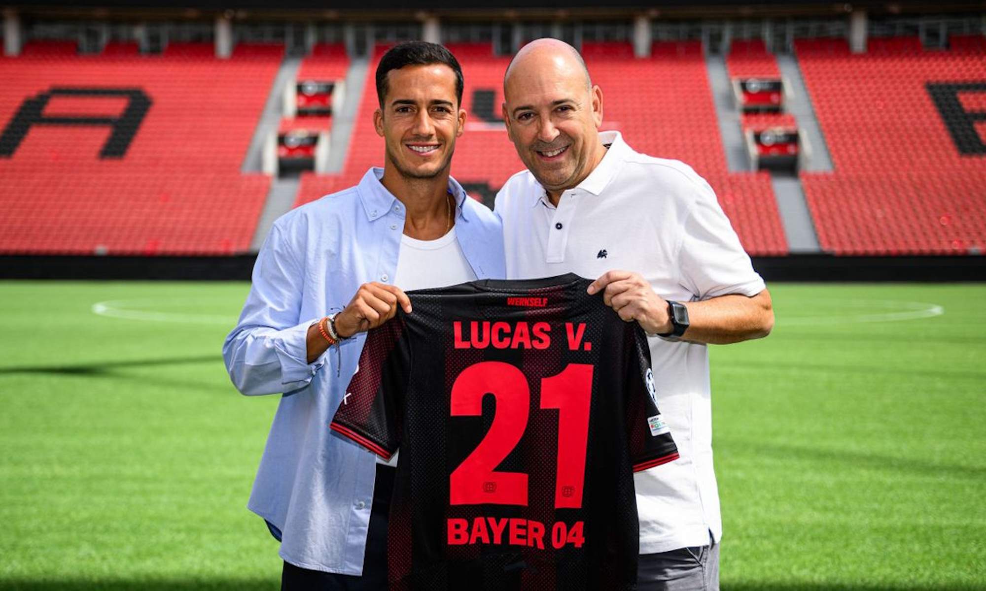 Lucas en su presentación