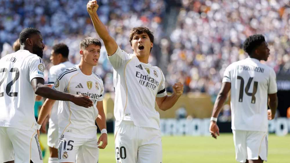Gonzalo García celebrando su gol Gonzalo García celebrando su gol