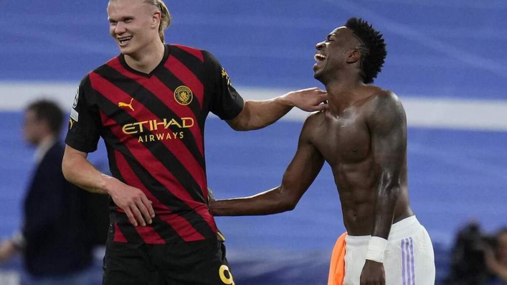 Erling Haaland y Vinicius Jr Erling Haaland y Vinicius Jr