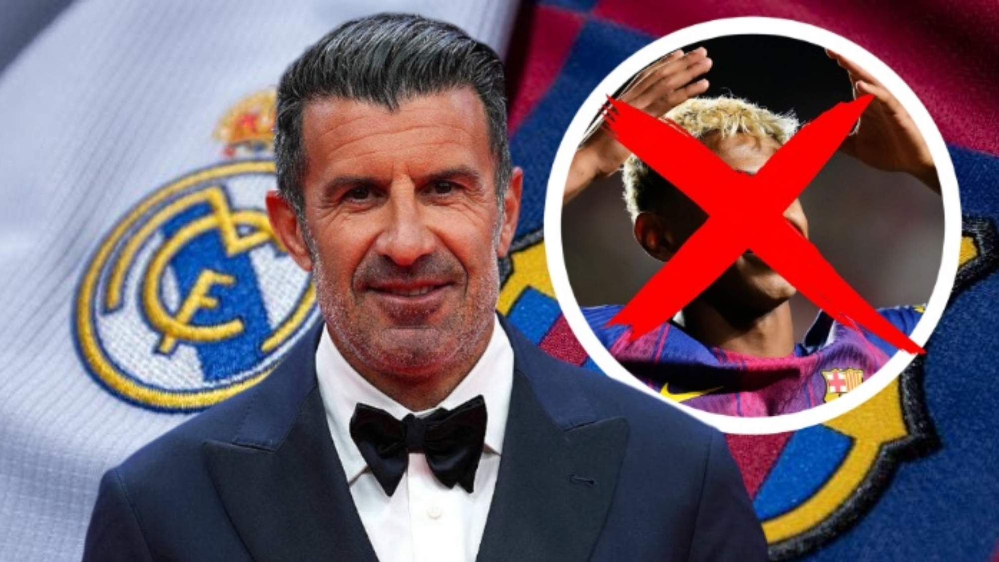 Luís Figo descarta a Lamine Yamal como el mejor fichaje que podría hacer el Real Madrid desde el Barça.