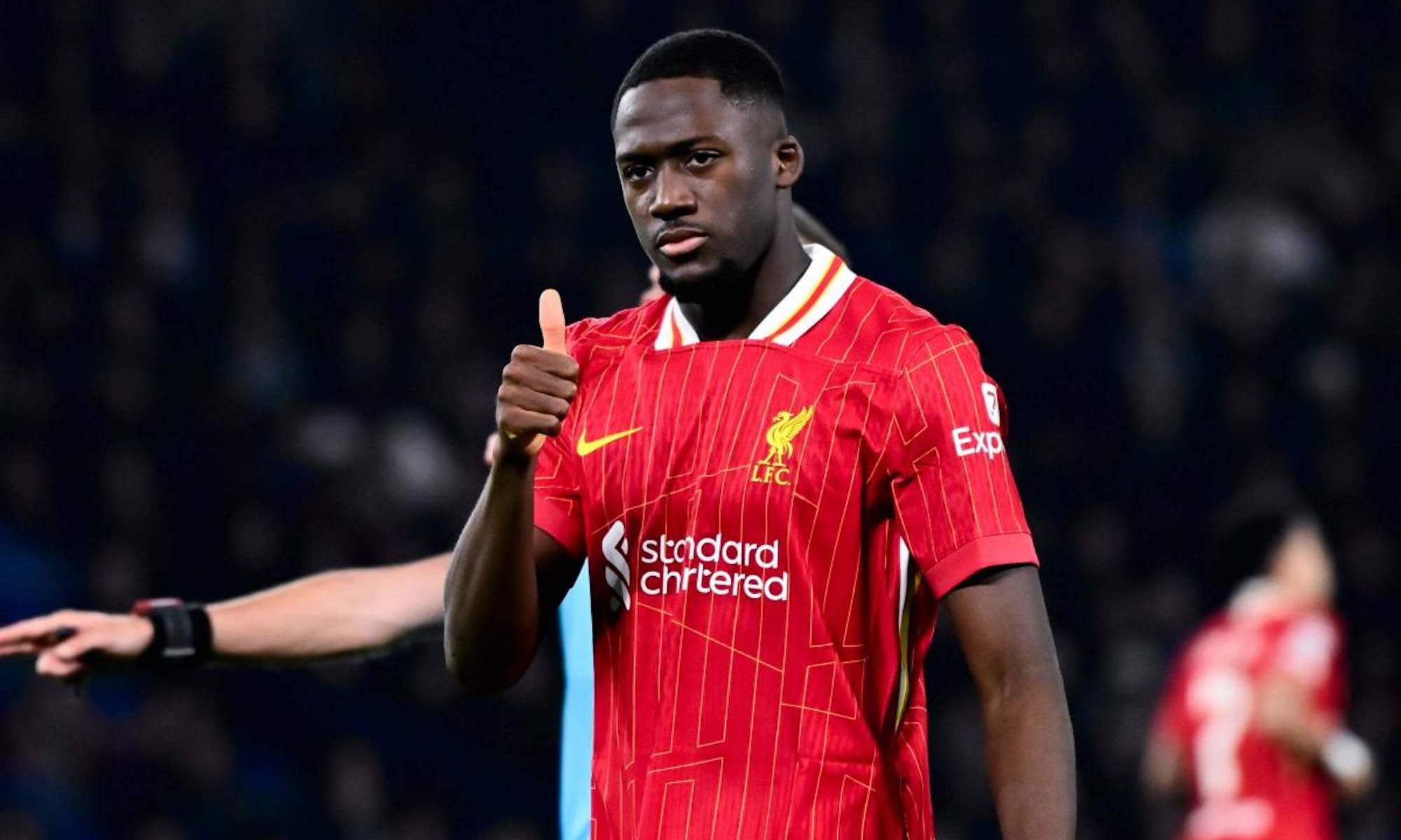 Konaté con el Liverpool