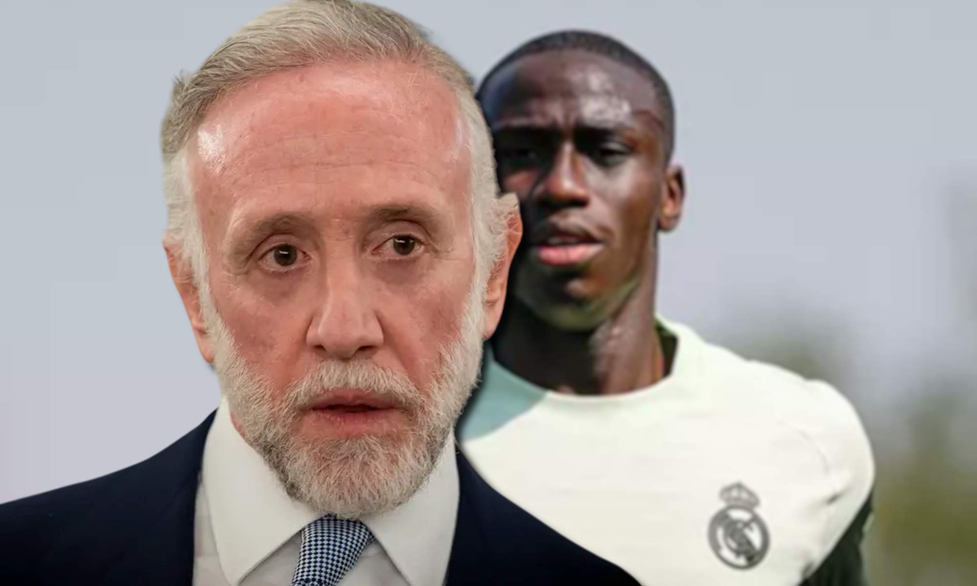 Eduardo Inda con Mendy de fondo