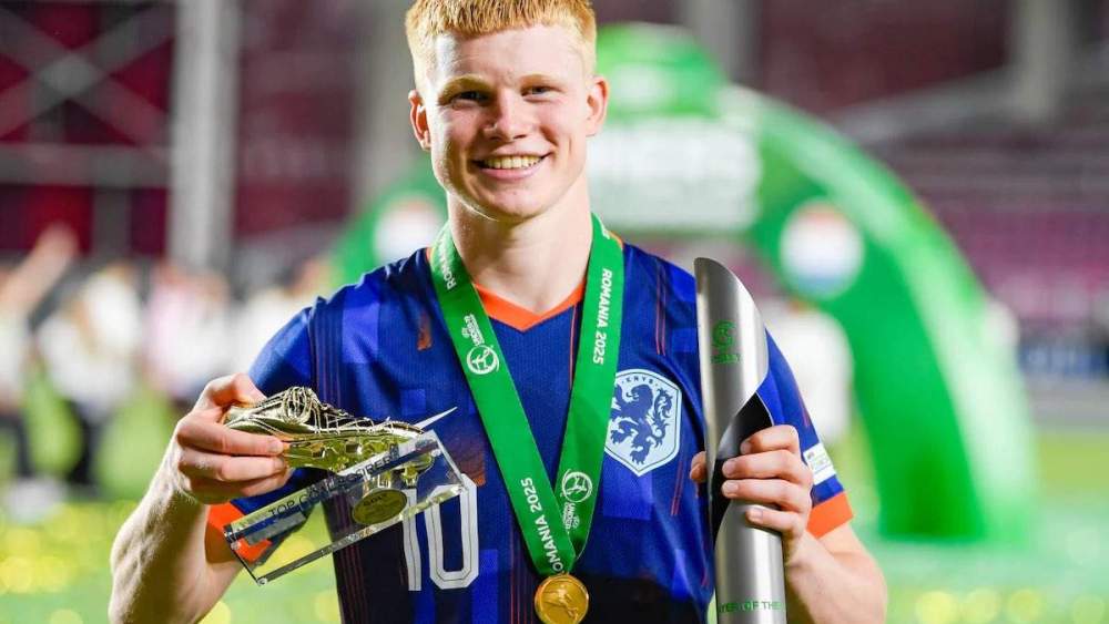 Kees Smit con Países Bajos Sub-19 Kees Smit con Países Bajos Sub-19