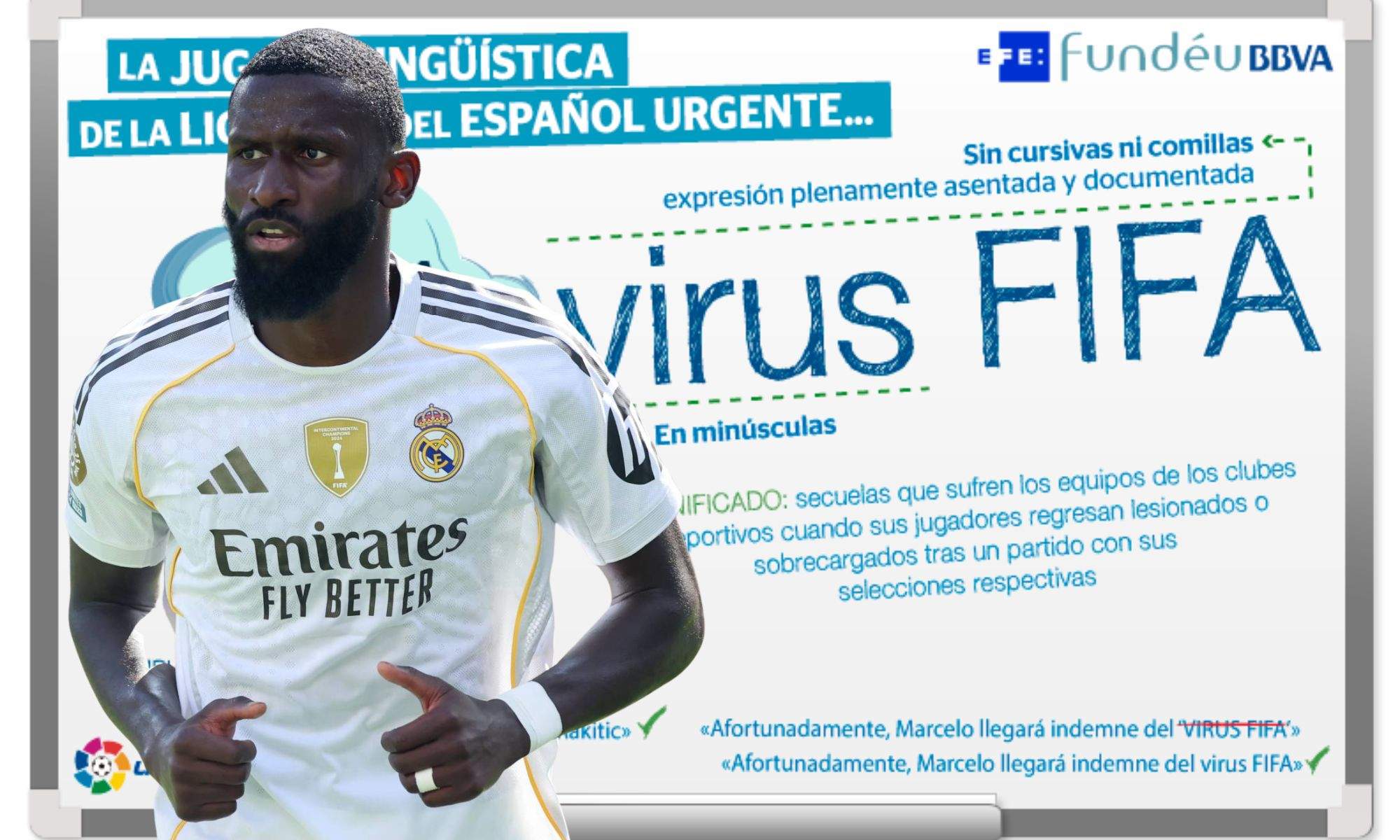 Rudiger y Virus FIFA