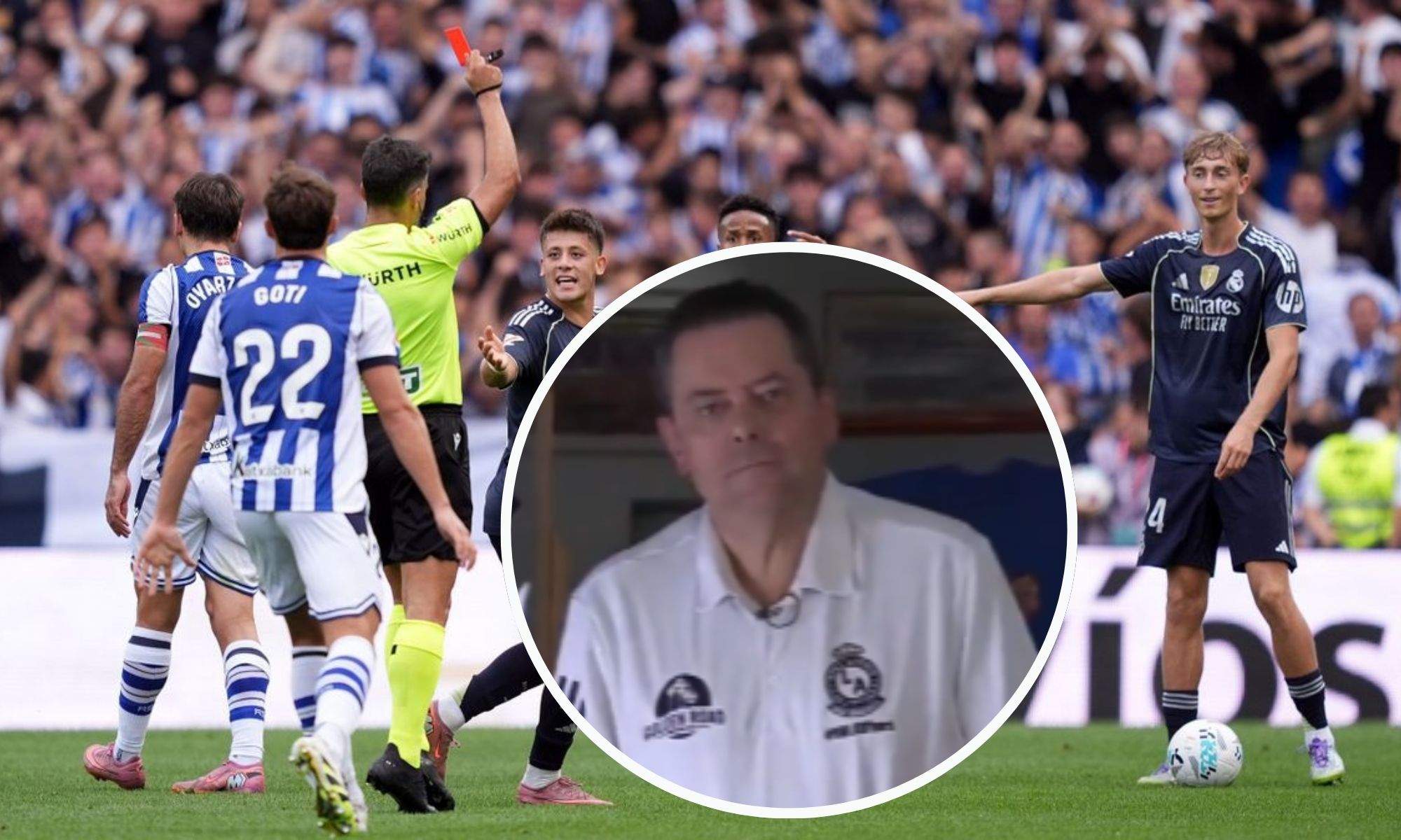 Expulsión Huijsen y Tomás Roncero