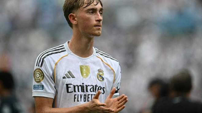 Huijsen con el Real Madrid