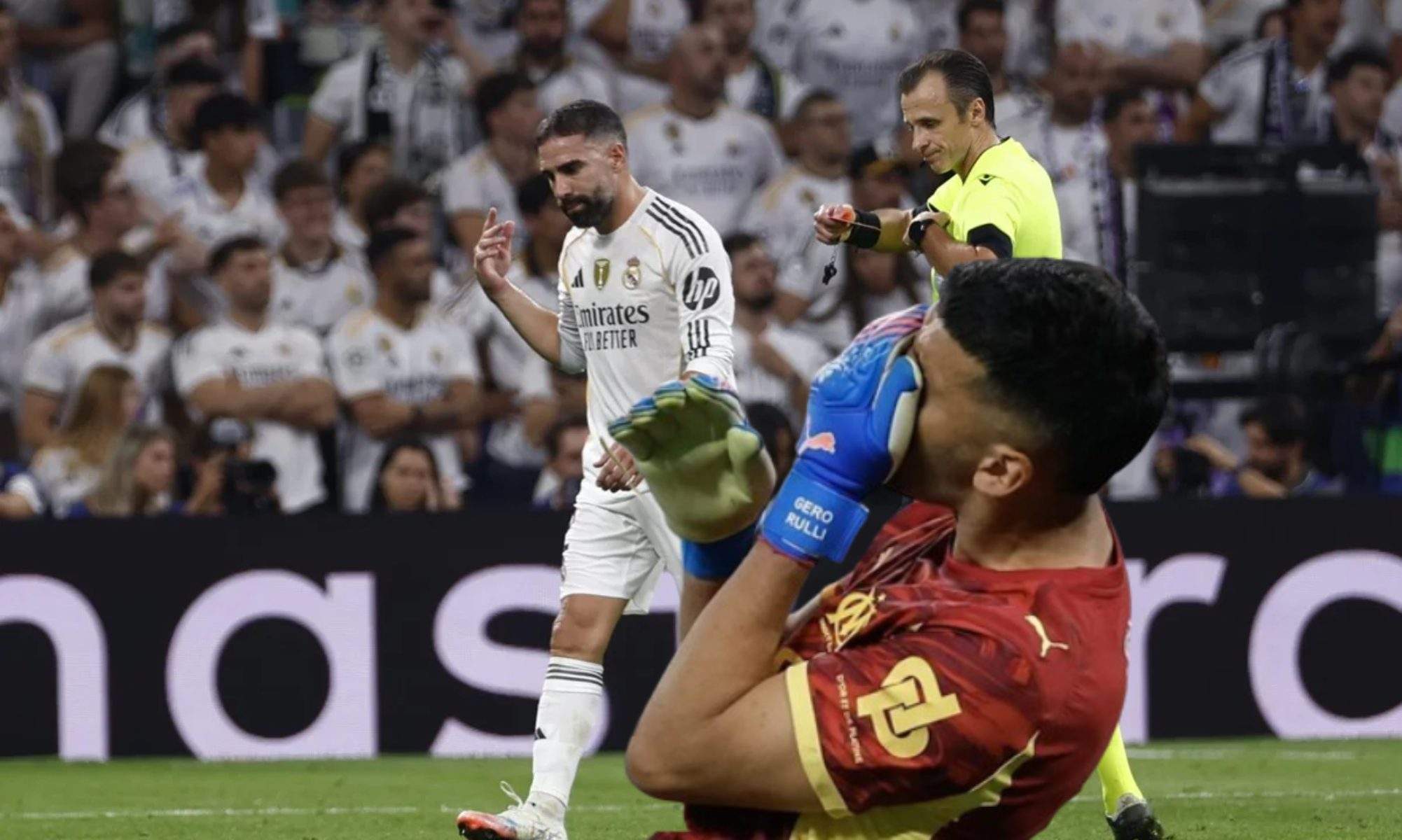 Develan el insulto de Rulli a Carvajal