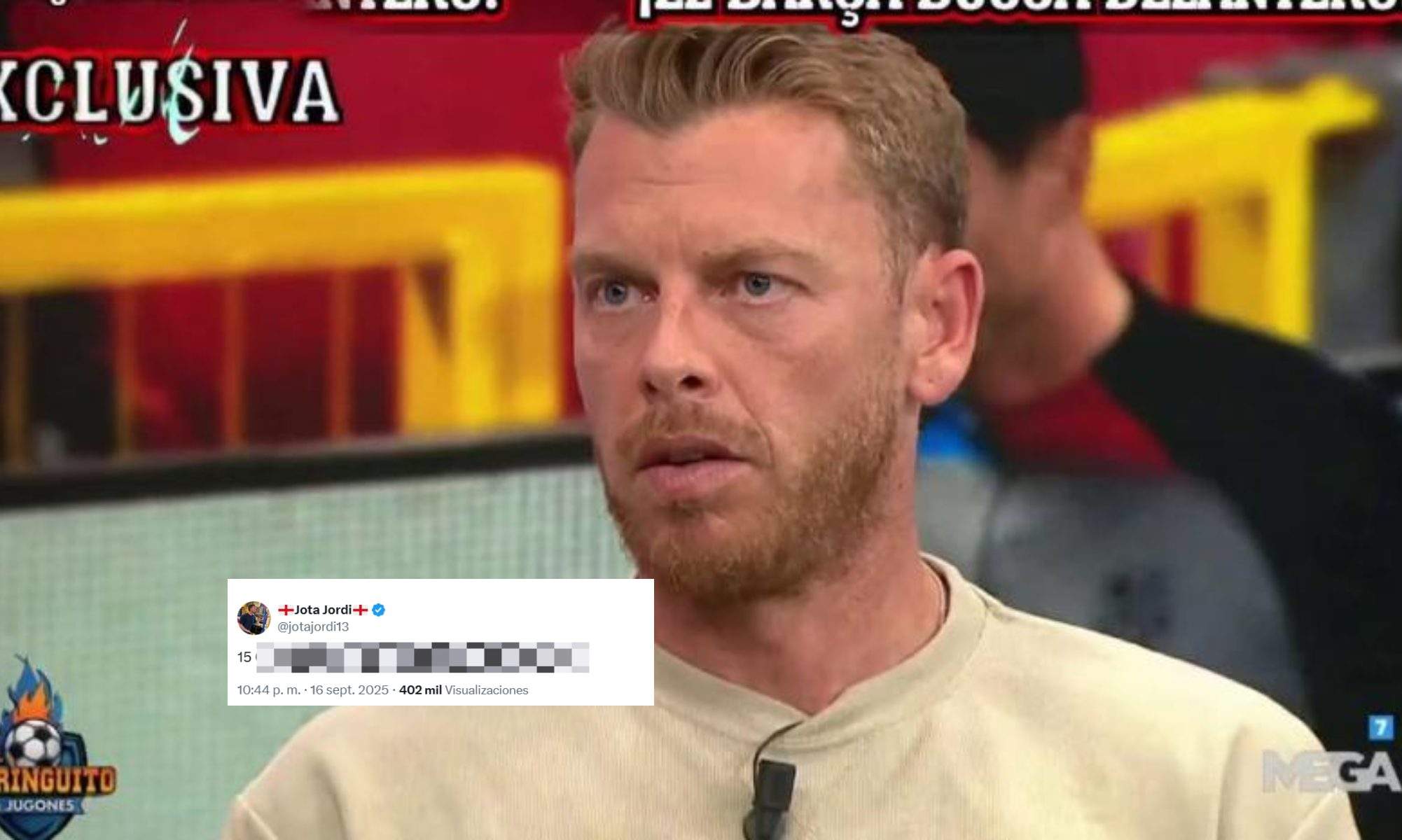 Jota Jordi ataca al Madrid y sus 15 Champions