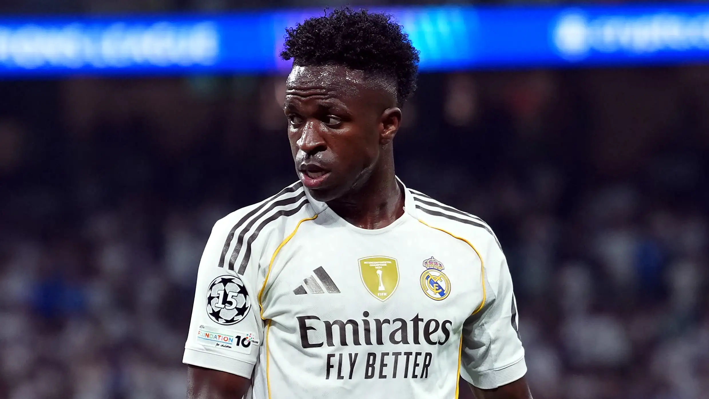 Vinicius con el Real Madrid