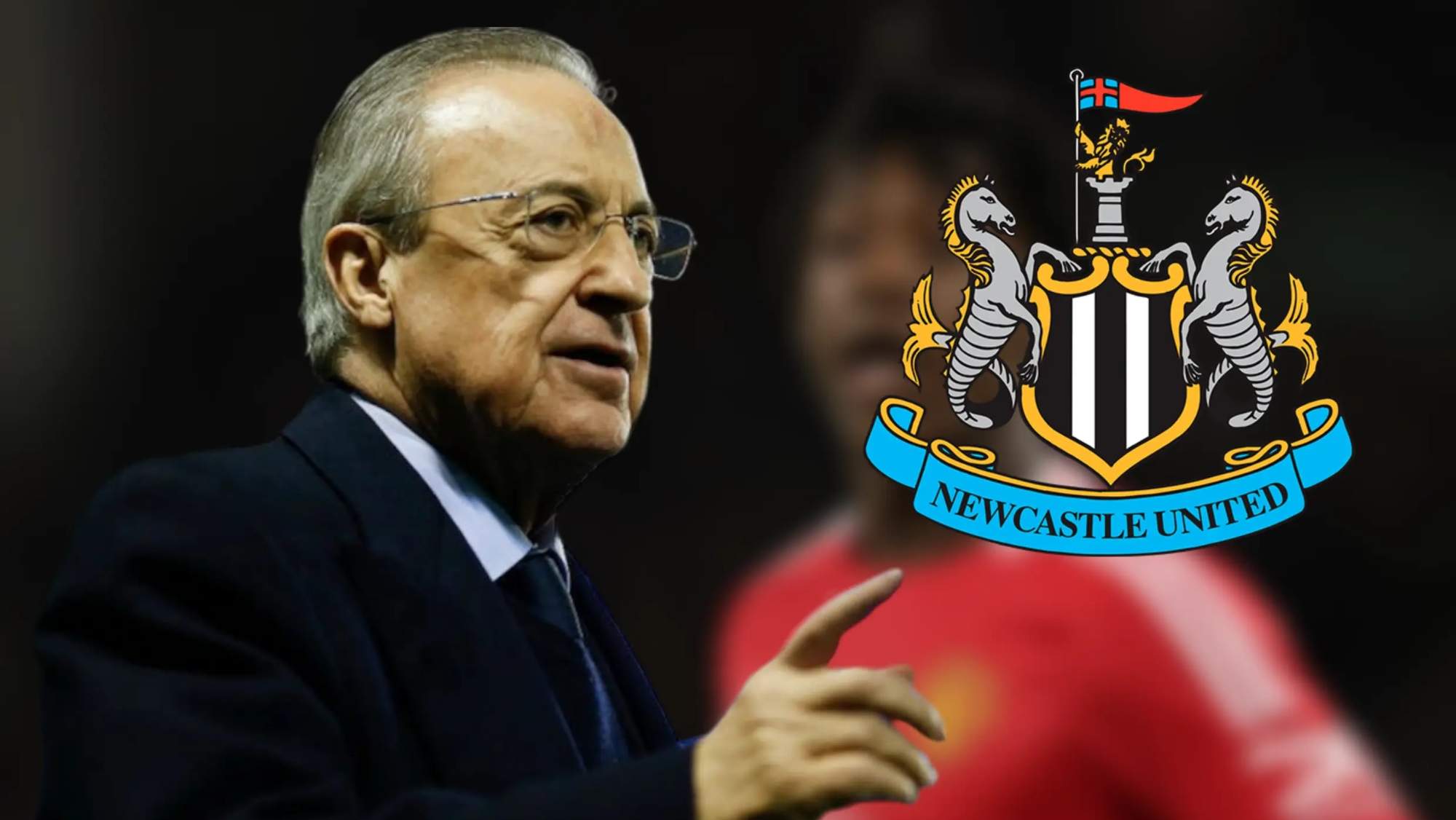 Florentino Pérez acepta que este jugador se marche al Newcastle United.