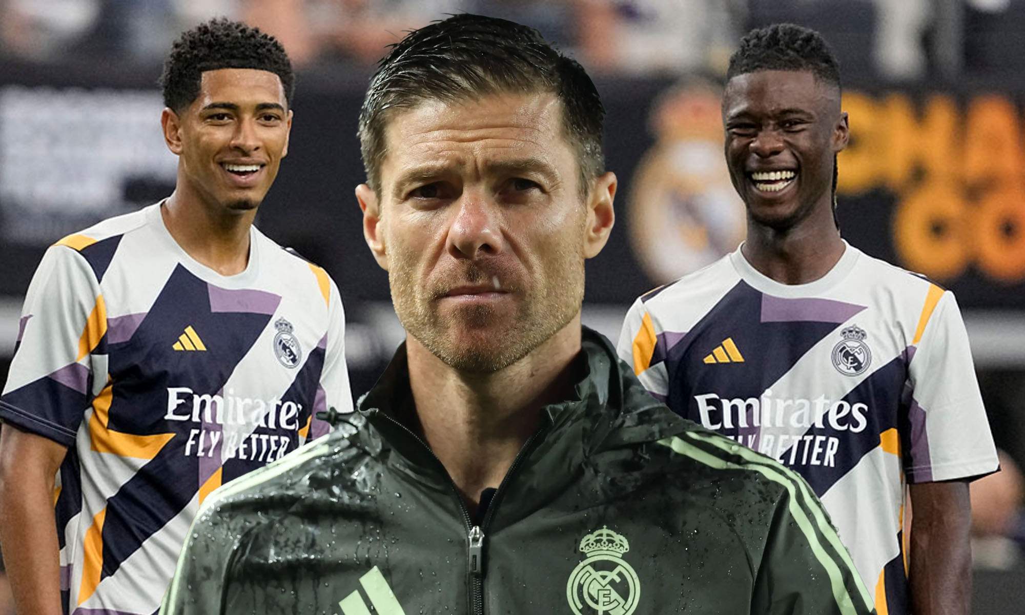 Xabi Alonso con Camavinga y Bellingham Xabi Alonso con Camavinga y Bellingham