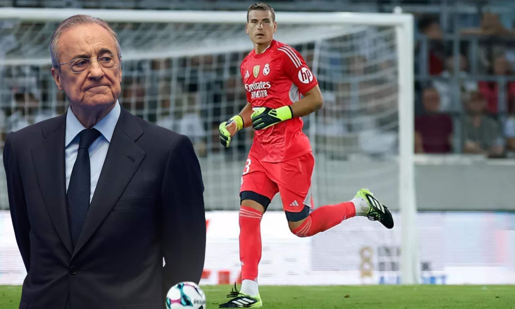 Florentino Pérez y Lunin en Pretemporada Florentino Pérez y Lunin en Pretemporada